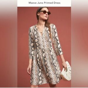 Maeve V-Neck  Dress Size Small EUC